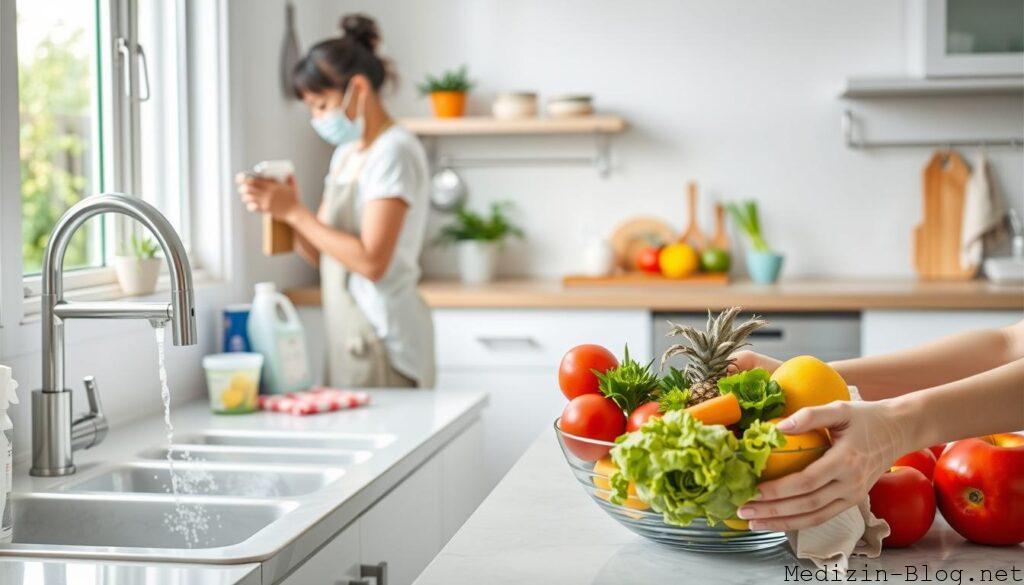 Schutz vor Norovirus durch Hygiene