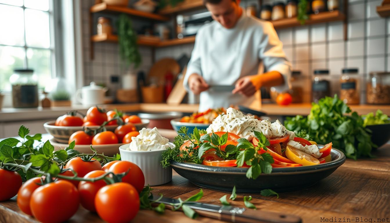 rezepte mit hüttenkäse