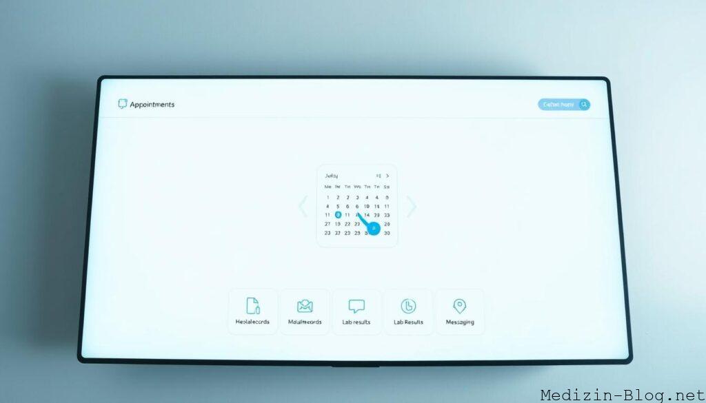Gesundheitsportal Interface