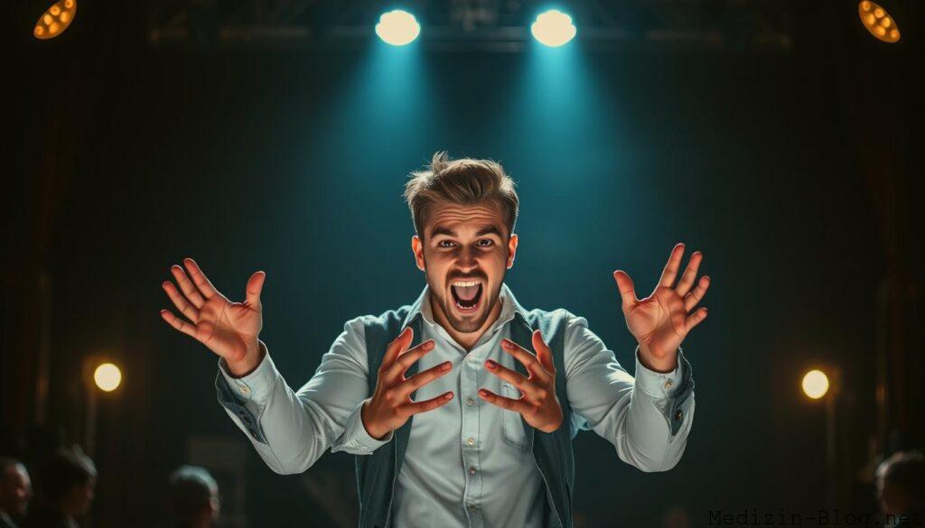 Theatralisches Auftreten in sozialen Medien