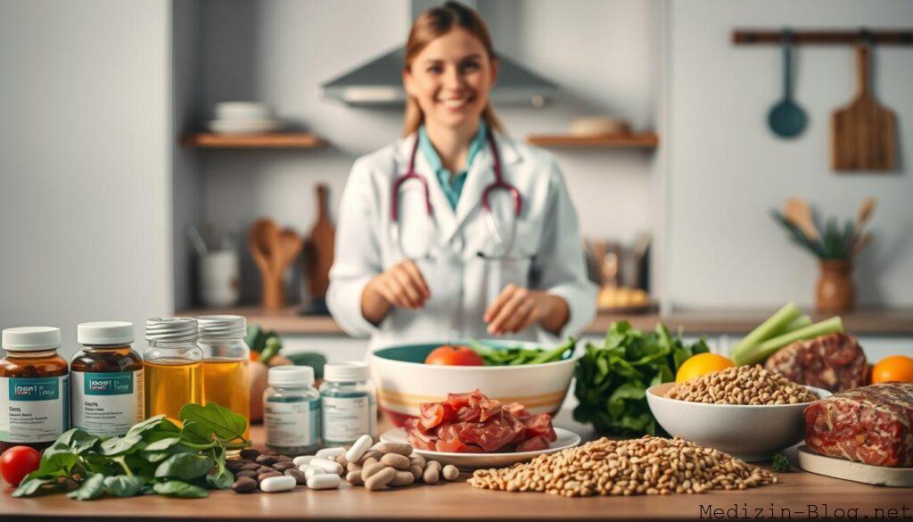 Eisenmangel Behandlung mit Eisenpr&auml;parate und Ern&auml;hrungstherapie