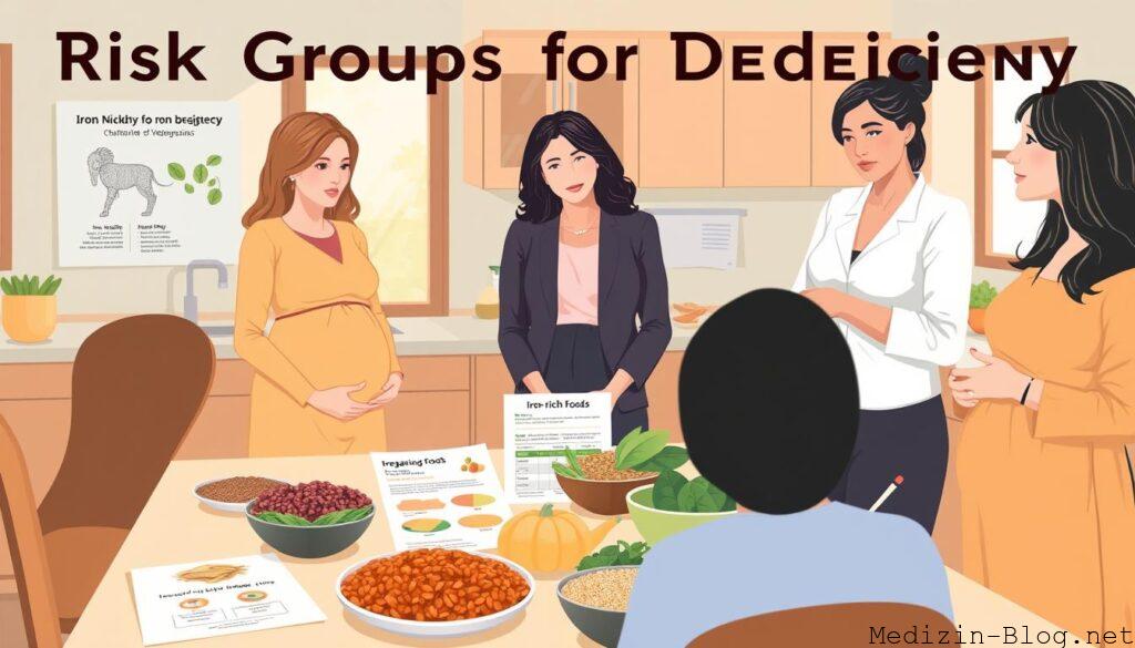 Eisenmangel Risikogruppen in der Schwangerschaft und bei vegetarischer Ern&auml;hrung