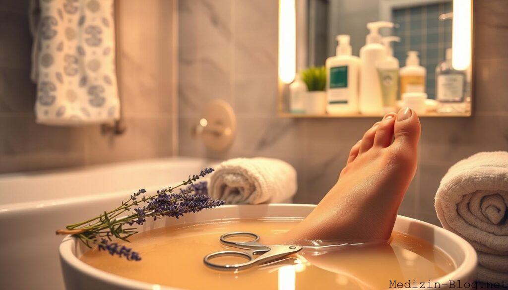 Fu&szlig;pilz vorbeugen durch richtige Hygiene und Fu&szlig;pflege