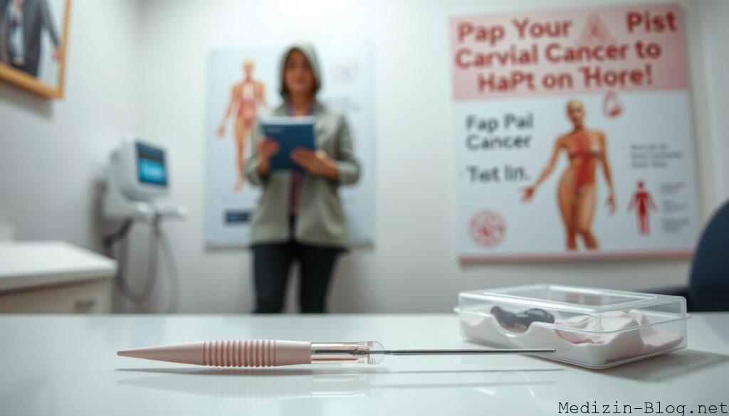 Gebärmutterhalskrebs Früherkennung durch Pap-Abstrich Gebärmutterhalskrebs Früherkennung durch Pap-Abstrich