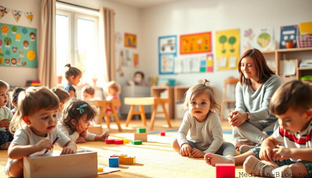 Scharlach bei Kindern im Kindergarten